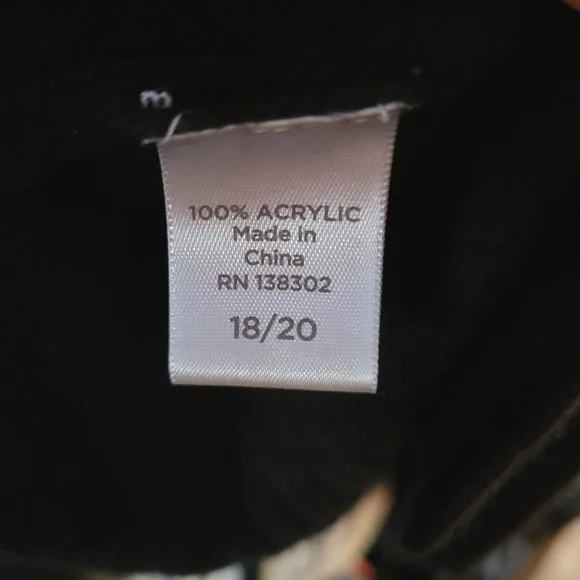 Alfani extra large Black long sleeve sweater 18 20 - Picture 3 of 3